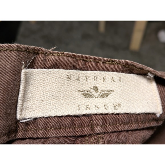 natural issue Other - Natural Issue Mens Cargo Shorts Size 30 Cotton Elastic Waist Utility Pockets